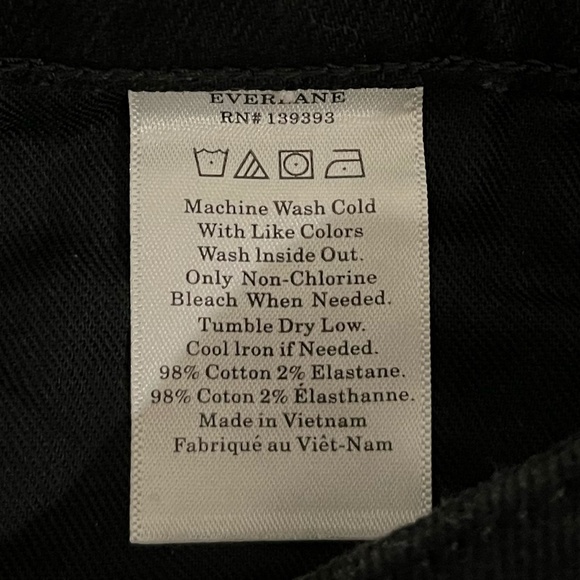 EVERLANE | Classic Closet Staple The Original Cheeky® Jean in Black | Size 27 - Picture 8 of 8